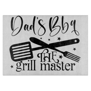 Dads BBQ the grill Master Cutting Board