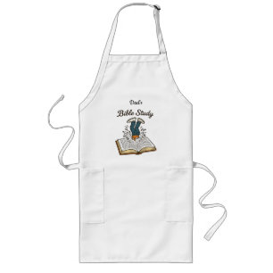 Dad's Bible Study Long Apron