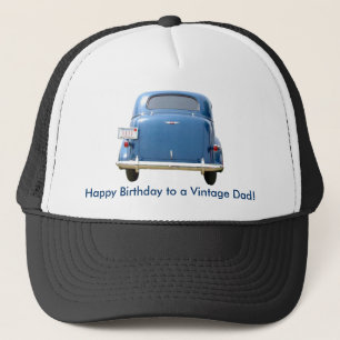 Dad's Birthday Vintage Blue Chevy Cap - Your Name!