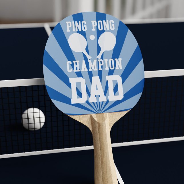 Dad's Blue Ping Pong Champion Paddle (Creator Uploaded)