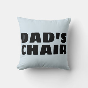 DAD'S CHAIR COUSSIN, Drôle Coussin pour papa