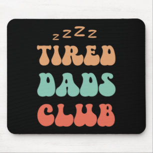 Dads Club Car Race Track On Dad Daddy Fathers Day  Mouse Pad