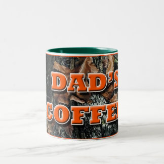 Dad's Coffee Camo Two-Tone Coffee Mug