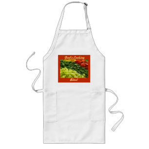 Dad's Cooking Bites, Personalized Long Apron