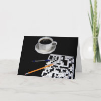 Dad's Crossword Puzzle Card