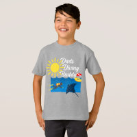 Dads Diving Buddy Design - T-Shirt de base pour en