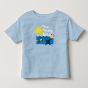 Dads Diving Buddy Design - Toddler Fine Jersey T-S T-shirt