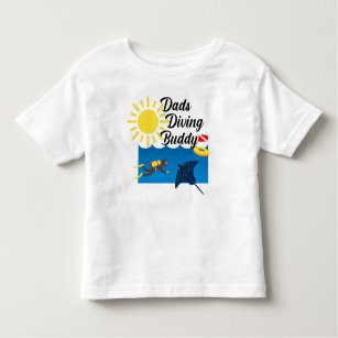 Dads Diving Buddy Design - Toddler Fine Jersey T-S Toddler T-shirt