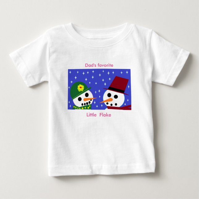 DAD'S FAVORITE LITTLE FLAKE BABY TEE (Front)