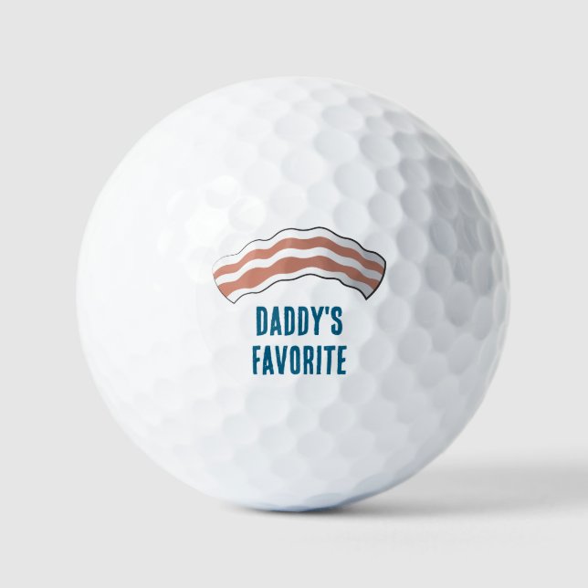 Dad's Favourite Bacon Golf Balls (Front)