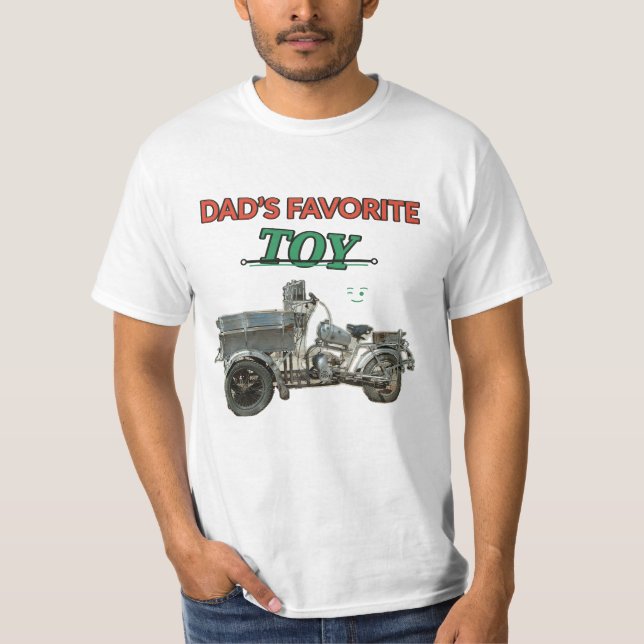 Dad's Favourite Toy Motorcycle Tee (Front)