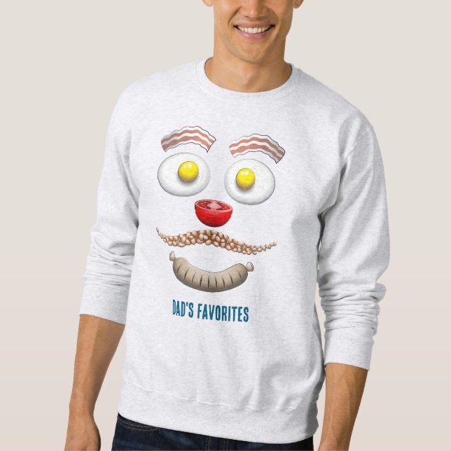 Dad's Favourites for Father's Day Sweatshirt (Front)