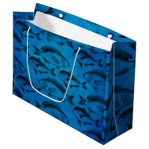 Dad's Fisherman Fishing Retirement Large Gift Bag