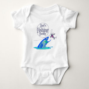 Dad's Fishing Buddy Baby Bodysuit