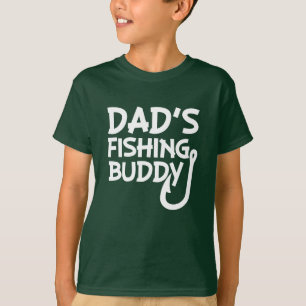Dad's Fishing Buddy funny boys shirt