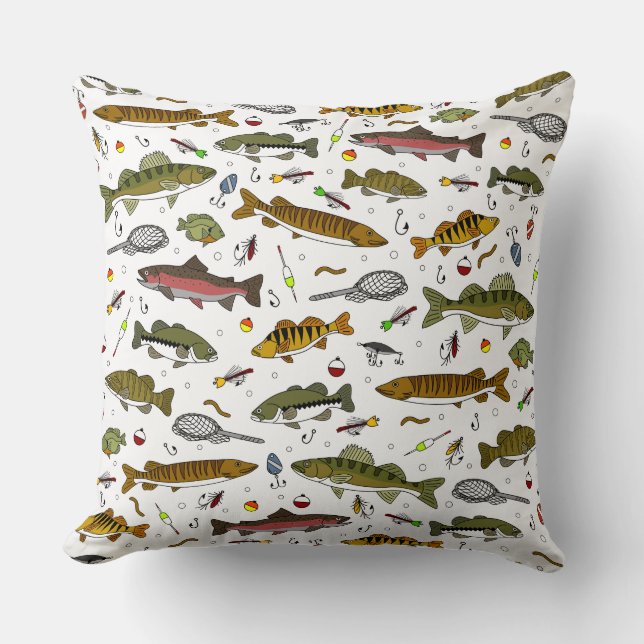 Dad's Fishing Pillow (Front)