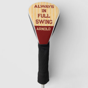 Dads fun modern humour golf head cover