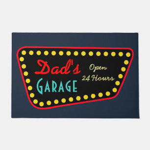  Dad's Garage Sign Doormat 