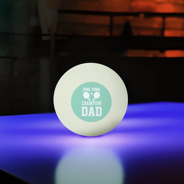 Dad's Glow in the Dark Monogram Ping Pong Ball (Perfect ping pong ball for your dad (or you) Add your initials and play ping pong in the dark)