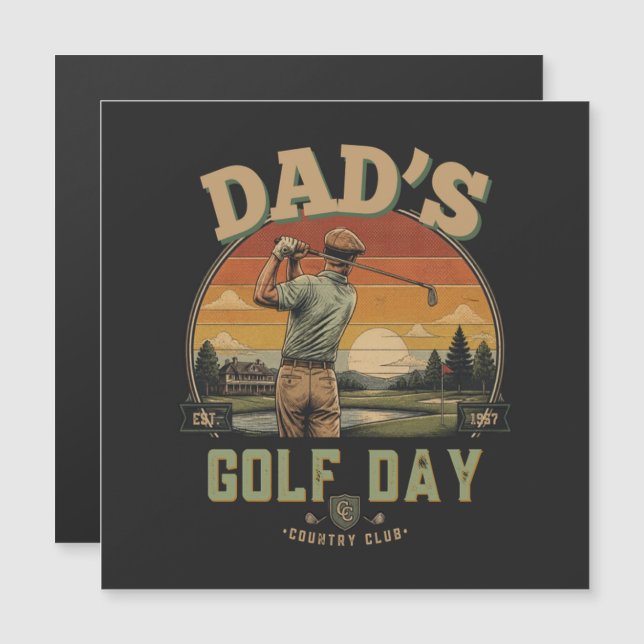 Dad's Golf Day (Front/Back)