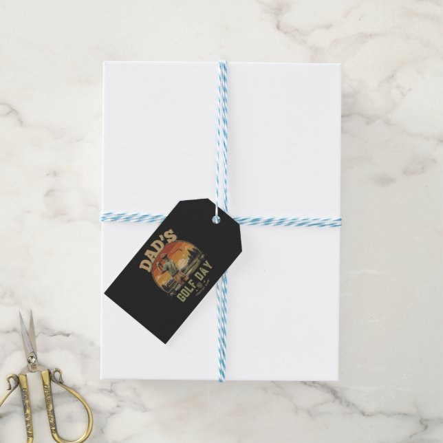 Dad's Golf Day Gift Tags (With Twine)