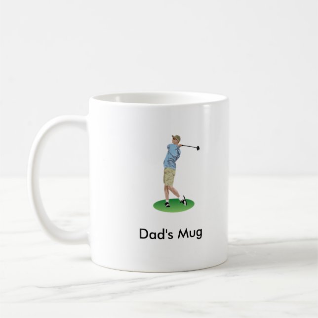 Dad's Golfer Mug (Left)