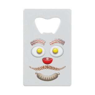 DAD'S HAPPY BREAKFAST CREDIT CARD BOTTLE OPENER