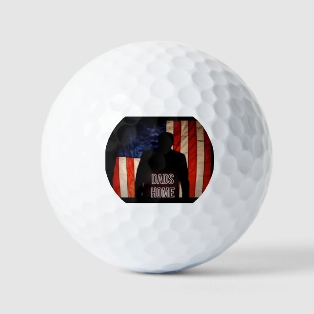 Dads Home golf balls (Front)