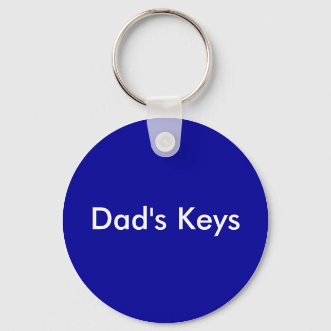 Dad's Keys Keychain (Front)