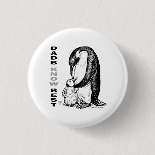 Dads Know Best 1 Inch Round Button