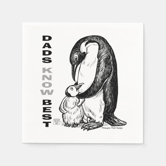 Dads Know Best Napkin (Front)