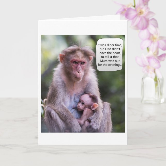 Dad's Nipple Birthday card (Orchid)