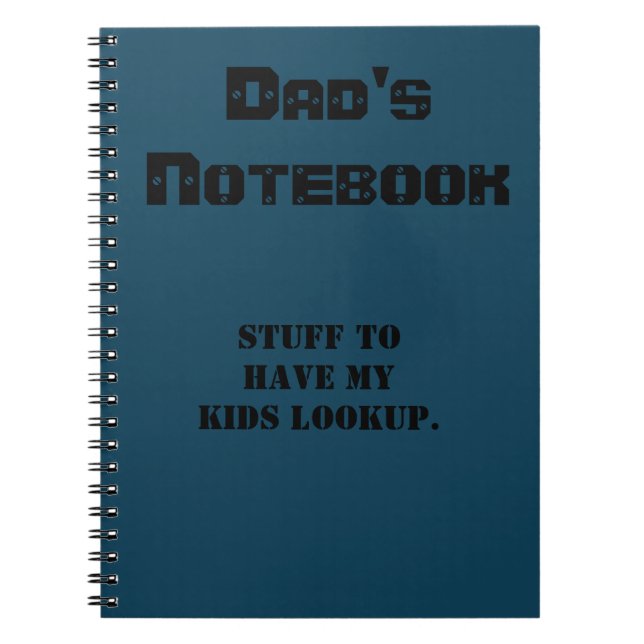 Dad's Notebook (Front)