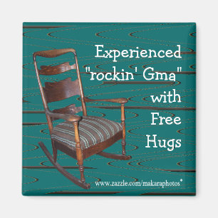 Dad's Ol Rocker Magnet-customize any occasion Magnet