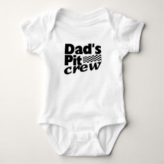 Dad's Pit Crew Baby Bodysuit