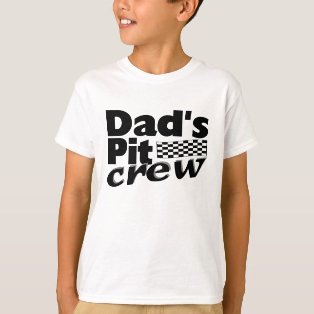Dad's Pit Crew T-Shirt (Front)
