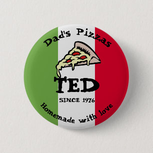 Dad's Pizzas 2 Inch Round Button