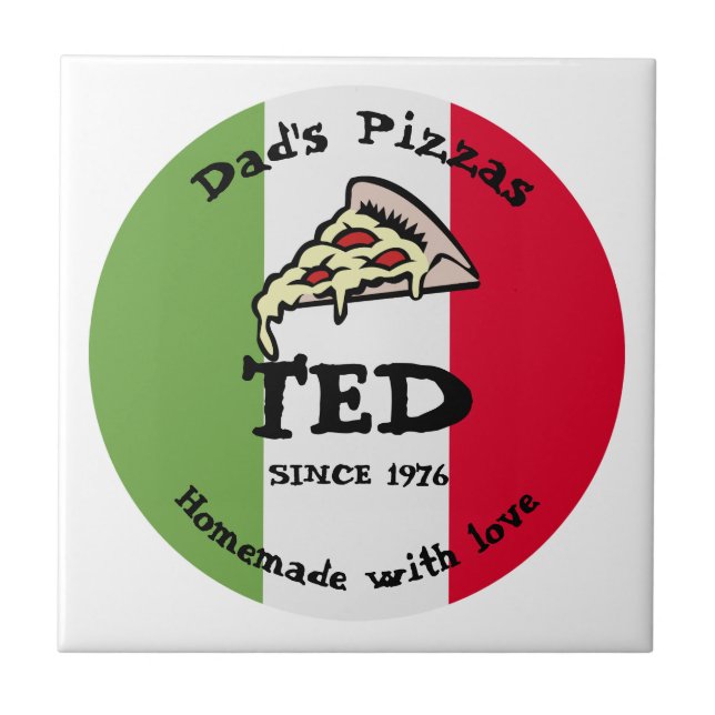 Dad's Pizzas Tile (Front)