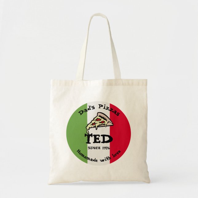 Dad's Pizzas Tote Bag (Front)
