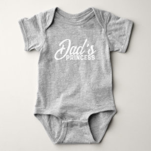 Dad's Princess Cute Adorable Baby Girl Bodysuit