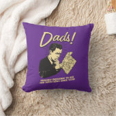 Dads: Refusing To Ask Directions Throw Pillow (Blanket)