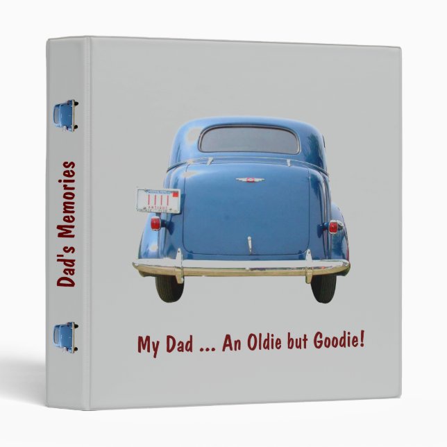 Dad's Retro Chevy Binder (Front/Spine)