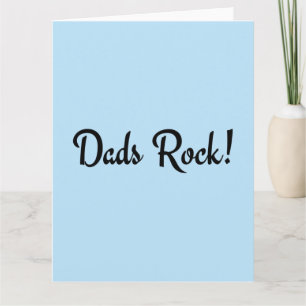 Dads Rock! Card