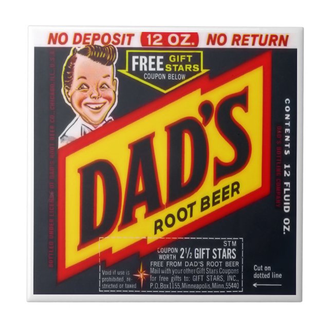 Dad's Root Beer Tile (Front)