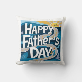 Dad's Special Spot Throw Pillow