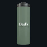Dad's Strength and Hugs - Father's Day Gift |  Thermal Tumbler<br><div class="desc">Celebrate Dad’s love and resilience with every sip using this “Dad’s Strength and Hugs” Personalized Thermal Tumbler. Thoughtfully designed for on-the-go dads, this insulated tumbler keeps drinks hot or cold while reminding him of the strength and warmth he brings to your life. Personalize it with a name, date, or custom...</div>