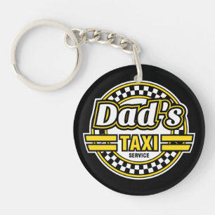 Dad's Taxi Service - Gift for Dad - Keychain