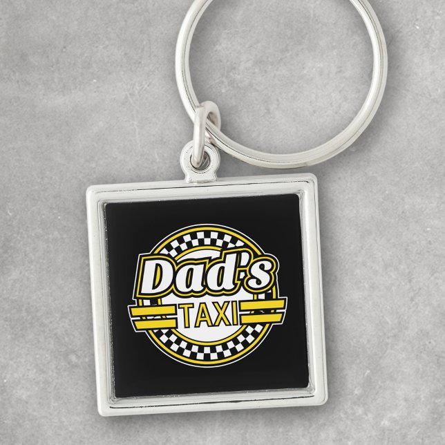 Dad's Taxi Sign Keychain (Creator Uploaded)