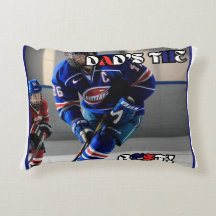 Dad's The Best Hockey Accent Pillow