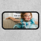 Dads Wedding Tie Personalized Photo Patch